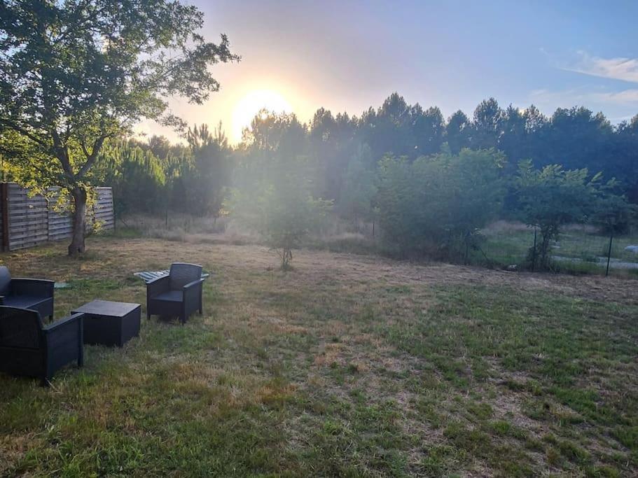 Chalet Au Coeur Des Landes Ychoux Εξωτερικό φωτογραφία